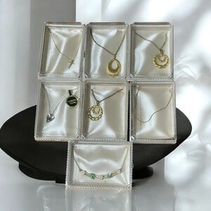 Wholesale Vintage Necklaces Lot - 7 NWOT incl. Monet, Silver, Gold Tone